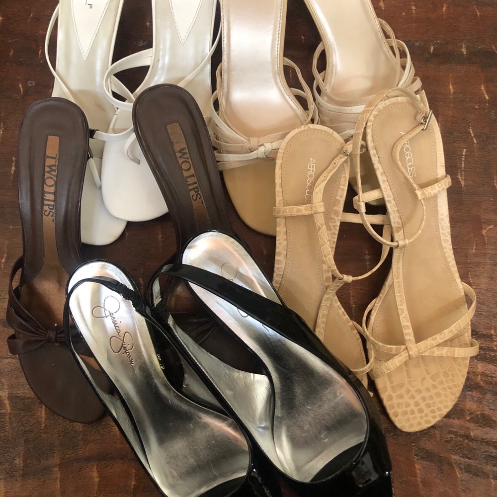 5 PAIRS 👡👠Size 11 Gently Worn Shoe Bundle!